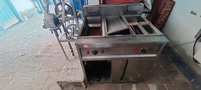 16 x 16 manual commercial deep fryer