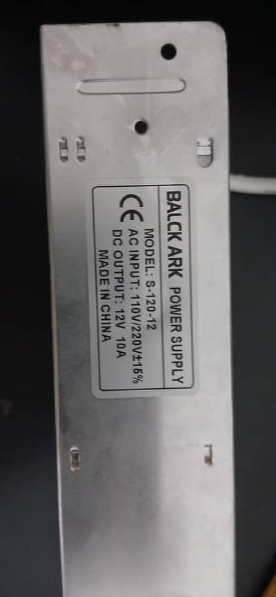 Black ARK S12012 Power Supply