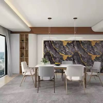 Wall Sticker - 3D Wallpaper - Wallpanels - Marble Sticker - Wpc Panels