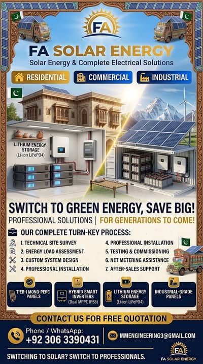 Solar Energy | Industrial & Commercial Solar & Electrical Solution