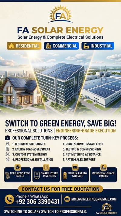 Solar Energy – Powering Industries with Hybrid Solar & Electrical