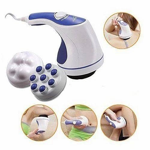 T  Genuine Body Massager Pain Relief Massage Machine Full Blood Circulation Portable Electric Handheld waistline neck shoulder arm hip thigh calf areas Body Massager Relax And Tone Full Body Stylish Relax Spin Tone Body Massager Very Powerful