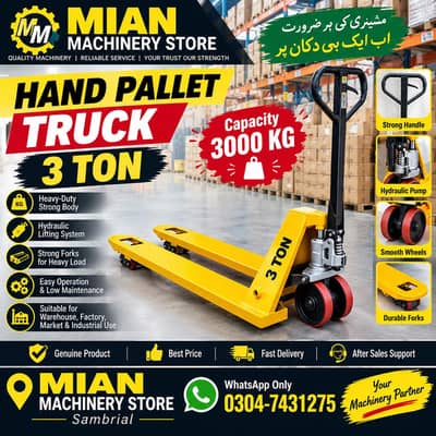 Hand pallet truck 3 ton