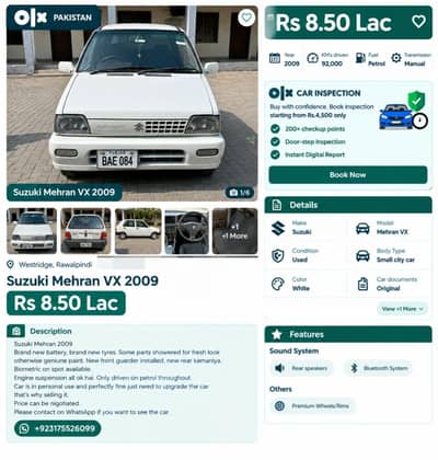 Suzuki Mehran VX 2009