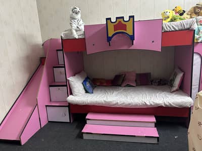 Kids wooden bed