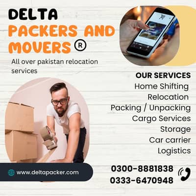 Delta Packers and Movers, Home Shifting, Relocation, Cargo Services