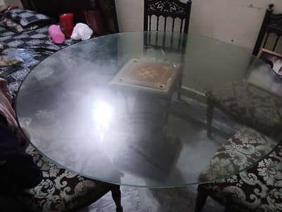 Dining mirror table