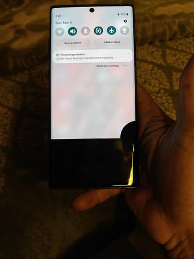 Samsung Mobile Note 10 Plus non pta neche sa black 70%panel use hu rah