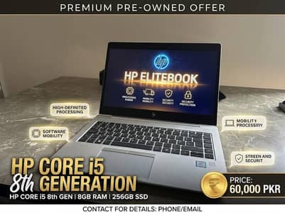 HP core i5 8th generation