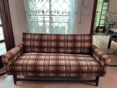 3 Seater Sofa Set | Comfortable & Stylish Wooden Frame