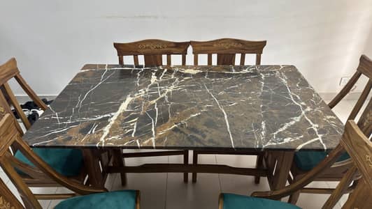 6 seater dining table