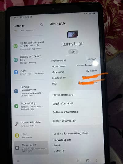 Samsung Galaxy Tab A7 Lite – Good Condition | WiFi | 8.7”