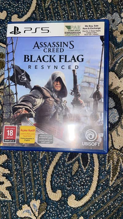 Assassin's Creed Black Flag resync ps5