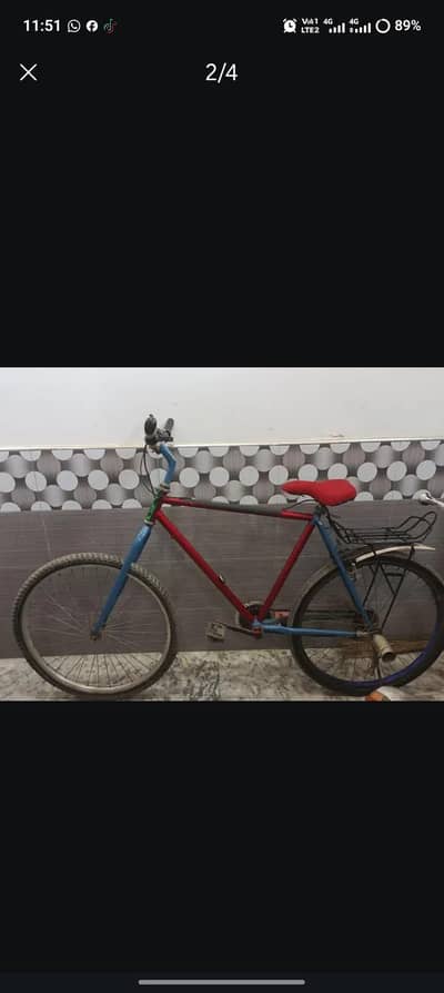 Racing cycle with 6 gears