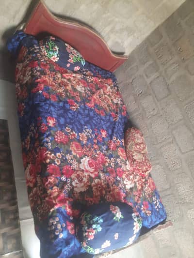 wooden single bed for sale