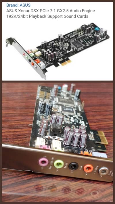 ASUS Xonar DSX PCI Express 7.1-Channel Audio Card