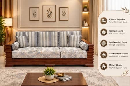 t7-Seater Sofa / sofa set/slightly used
