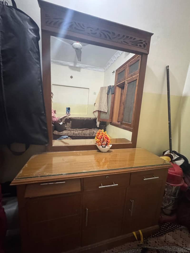 Double Bed, Side Tables, Dressing Table (WhatsApp Only) 2