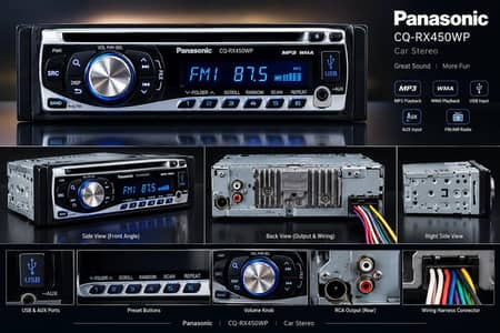 Panasonic Car Stereo CQ-RX450WP