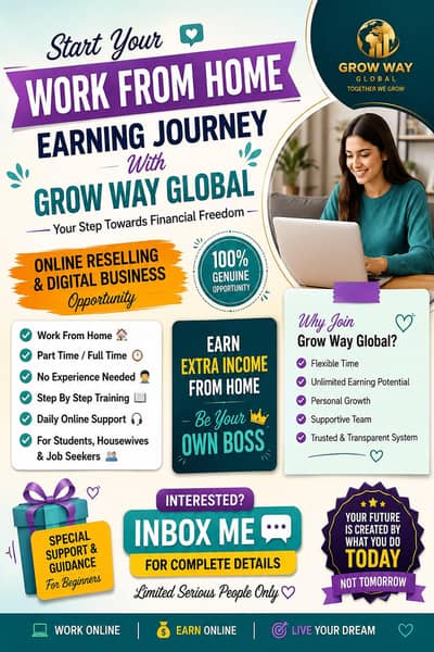 Work From Home || Digital Marketing Jobs ||  Lahore Jobs