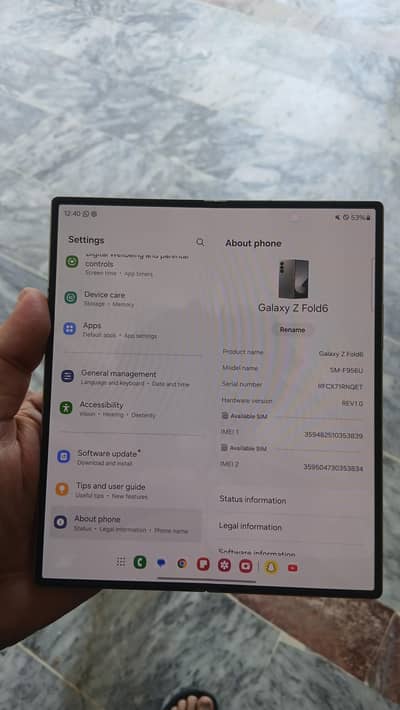 Samsung Mobile Z Fold 6