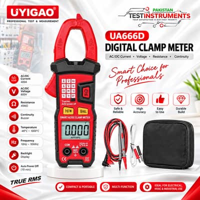 UA666D UYIGAO Smart AC/DC Clamp Meter | Digital Multimeter