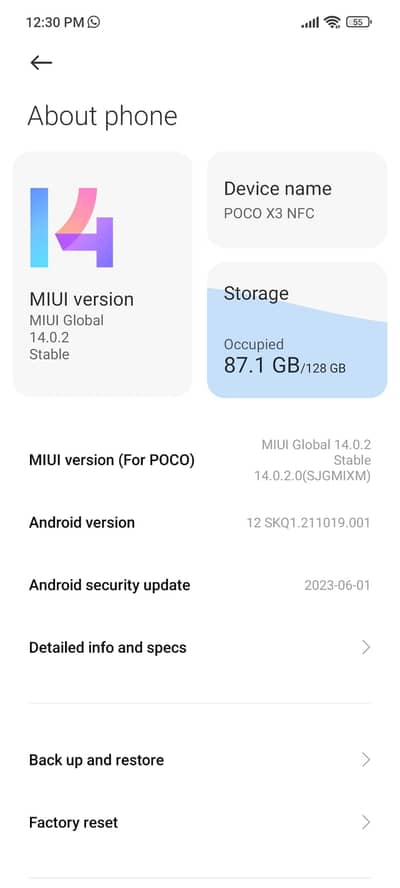 Xiaomi POCO X3 NFC