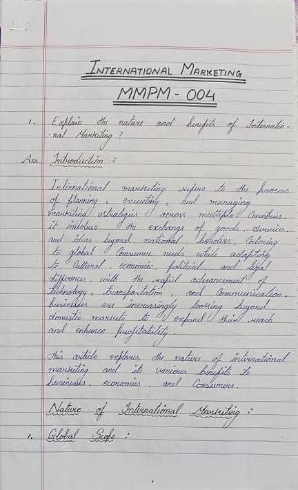 Assignment writing 1