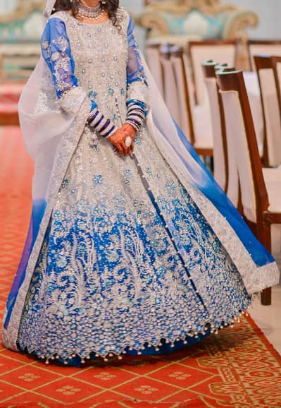 Walima Bridal Maxi | 3pc Walima Maxi | Long Open Walima Maxi Dress