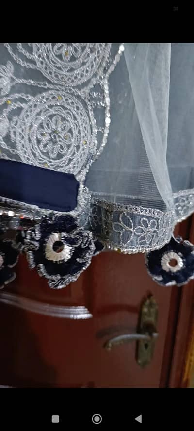 maxi with gown and dobta only one time used almost new