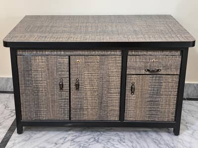 Strong Iron Storage Table / Cabinet with Drawers – Urgent Sale