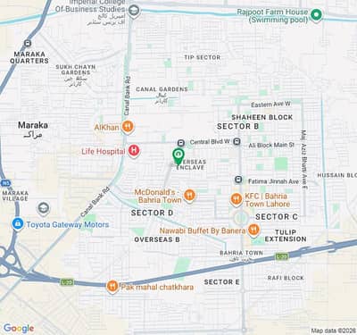 11 Marla Plot For Sale Overseas C Block BAhria Town LAhore