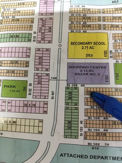 G-13/1 25x40 Proper Corner Extra Land St 108 Plot For Sale