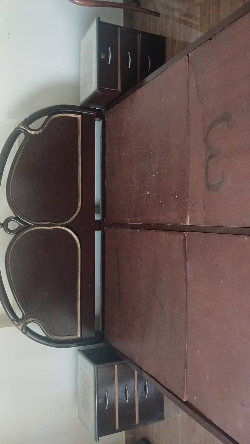 solid wood bed set 0