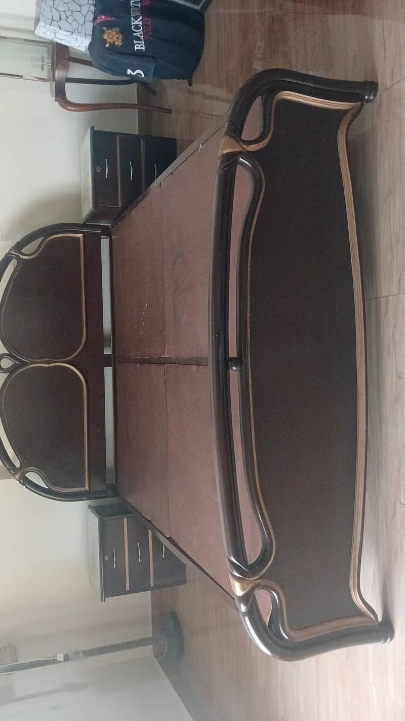 solid wood bed set 4
