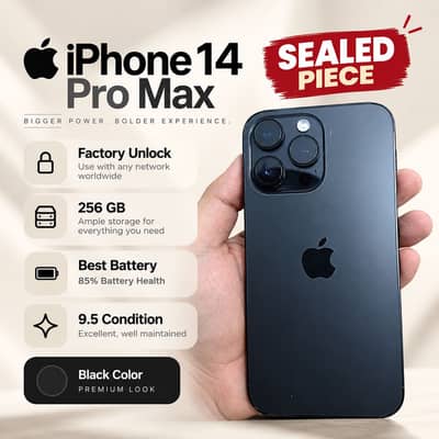 iPhone 14 Pro Max- 256 GB - Factory Unlocked- Sealed