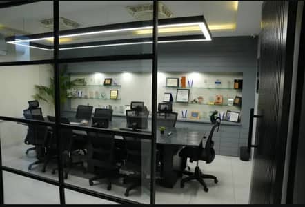 1 Kanal Fully Furnished Office For Rent - 100+ Seatings - All Bills Included - Electricity, Internet, Office Boy, Sweeper - Rs. 17 Lac*