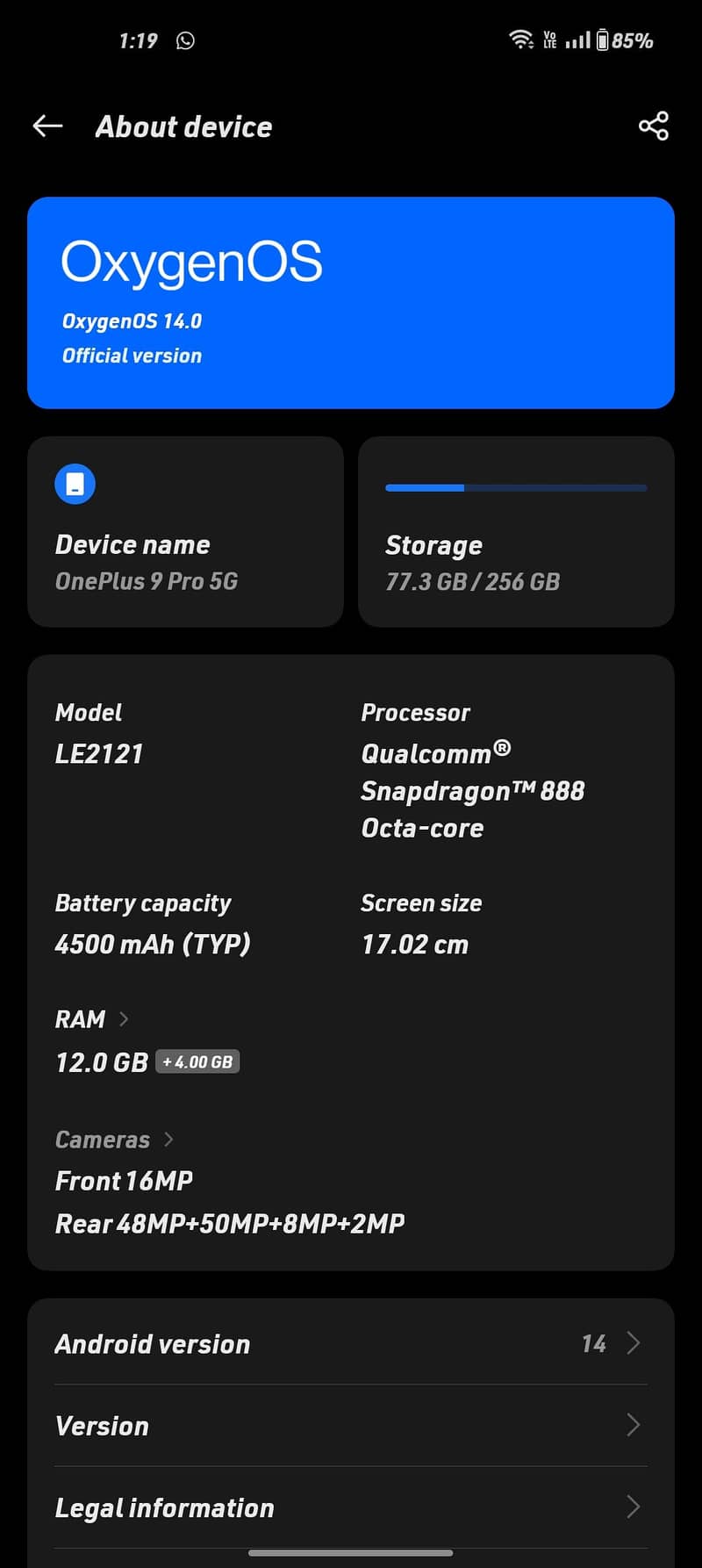 One Plus 9 Pro 7