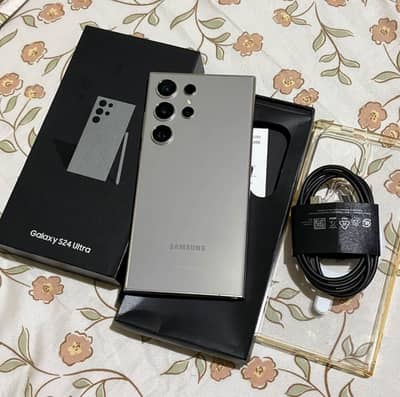 Samsung Mobile S24 Ultra pta approved urgent sale connect