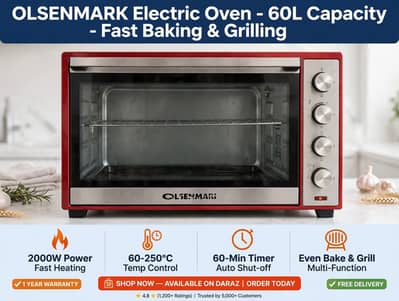 Original Olsenmark Electric Oven - Dubai Imported
