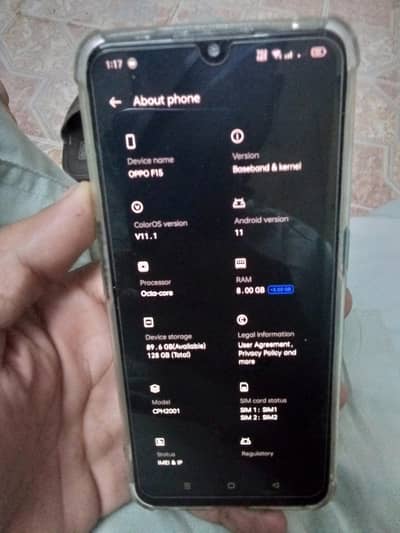 OPPO F15 03364654516