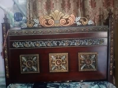 Wooden Queen Size bed