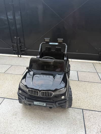 Large 2-Seater Kids Electric Jeep – Black – Excellent Condition