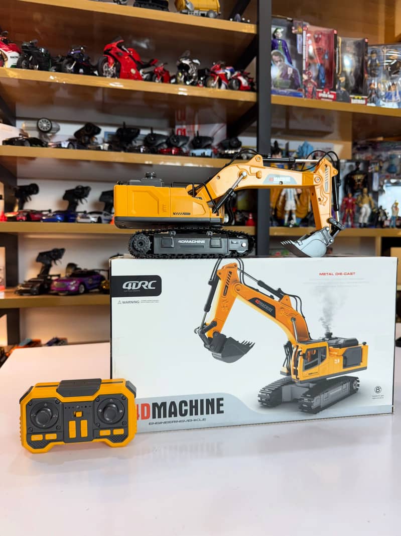 4D MACHINE Remote Control Excavator Construction Machine 3