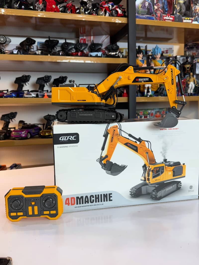 4D MACHINE Remote Control Excavator Construction Machine 4