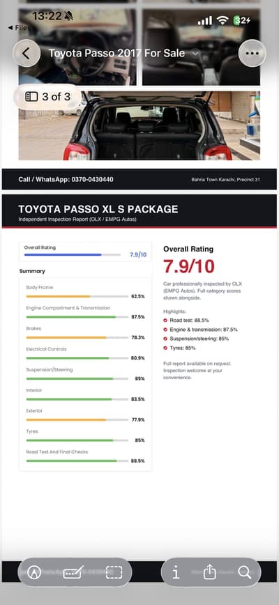 Toyota Passo 2017/21 Xl package s