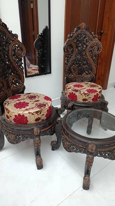 Coffee Chairs with table. Chinioti Coffee Chairs.