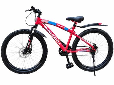Bicycle with Disc Brakes & Shock  Description