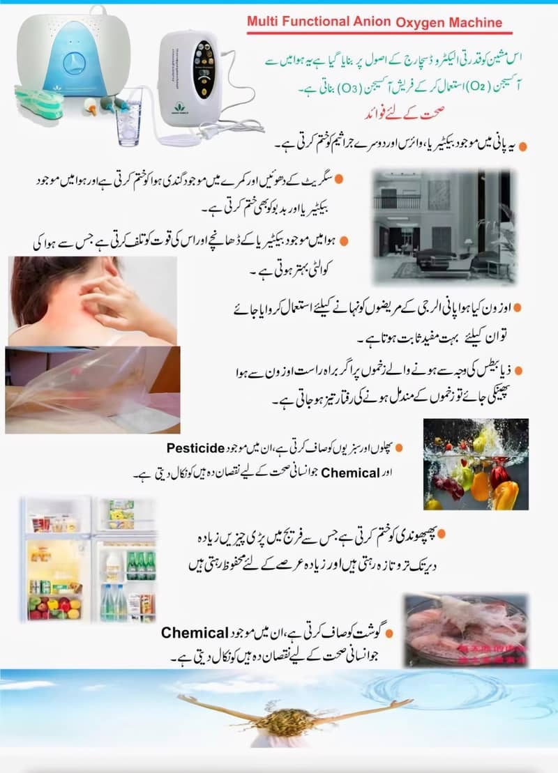 Multi functional anion oxygen machine 1