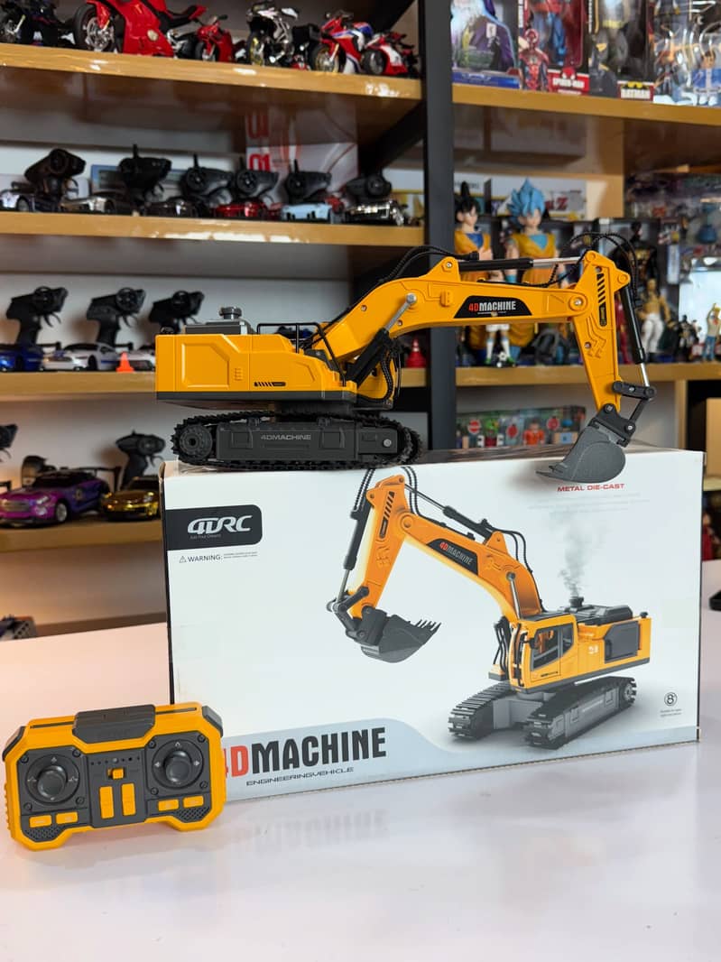 4D MACHINE Remote Control Excavator Construction Machine 0